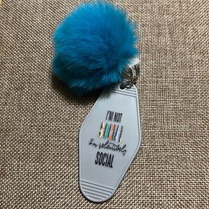 Pinup Girl Motel Keychain Selectively Social